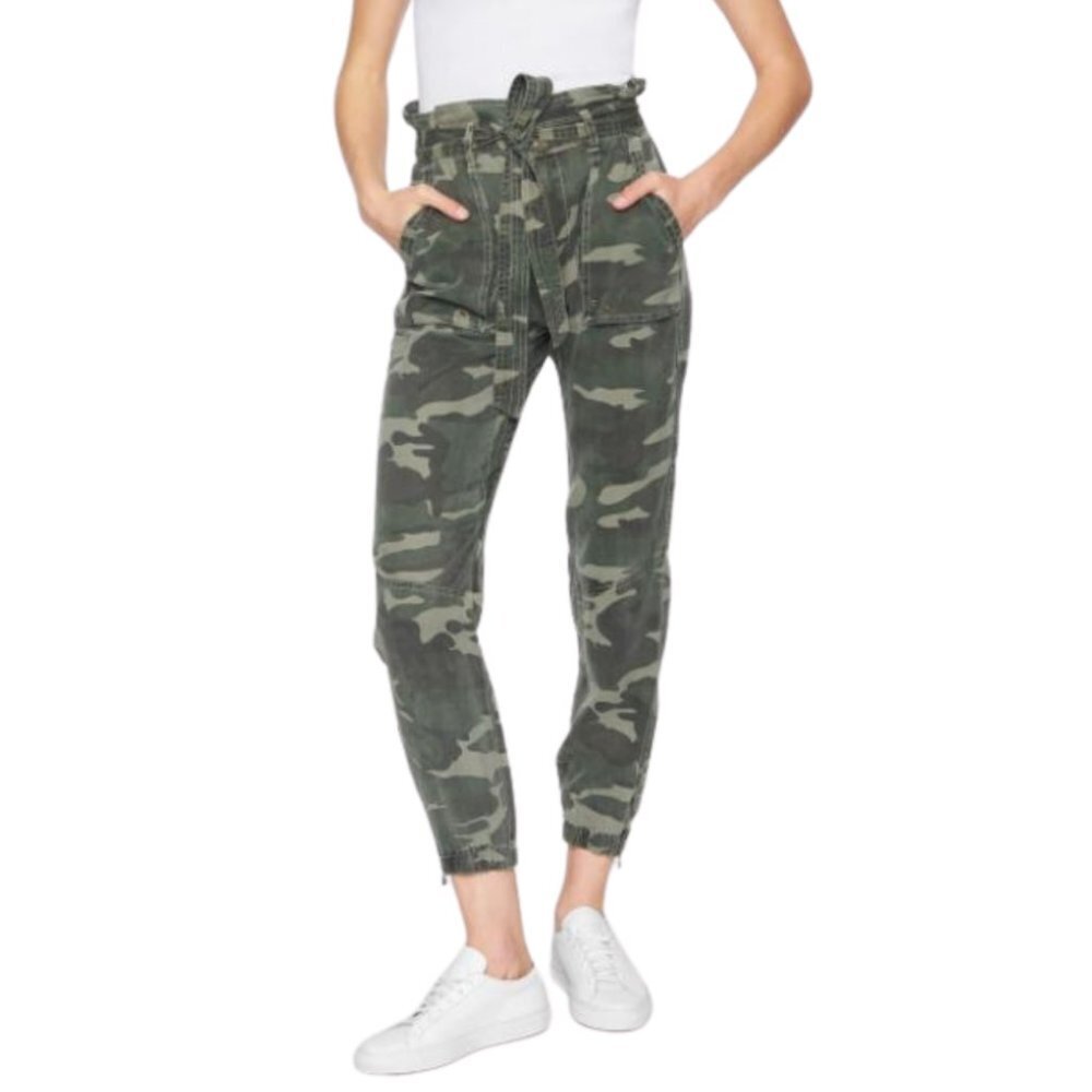 Pam & Gela Camo Pant with Folded Waist